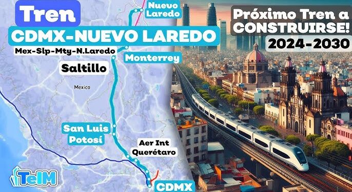 Esta será la ruta del tren de pasajeros en Tamaulipas