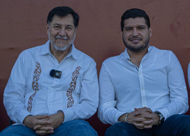 Recibe primer morenista de Matamoros al Senador Fernández Noroña