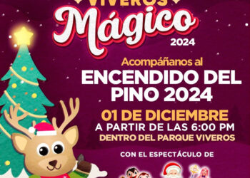NLD encenderá su pino navideño en el Viveros