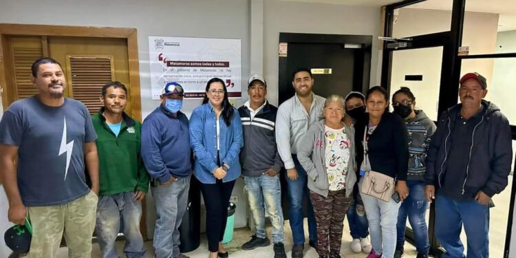 Inician labores más “carretoneros” en Matamoros