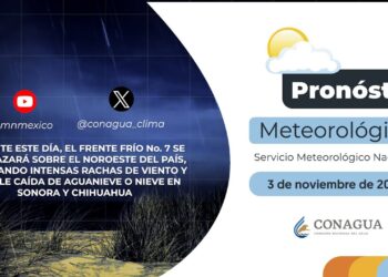 #PronósticodelTiempo para hoy Domingo 03 de noviembre de 2024