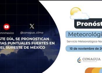 #PronósticodelTiempo para hoy Domingo 10 de noviembre de 2024