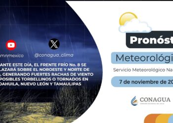 #PronósticodelTiempo para hoy Jueves 07 de noviembre de 2024