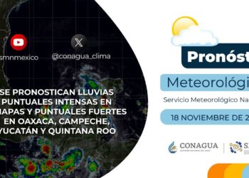 #PronósticodelTiempo para hoy Lunes 18 de noviembre de 2024