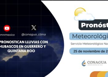 #PronósticodelTiempo para hoy Lunes 25 de noviembre de 2024