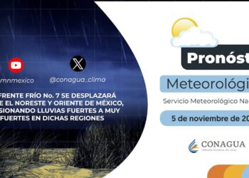 #PronósticodelTiempo para hoy Martes 05 de noviembre de 2024