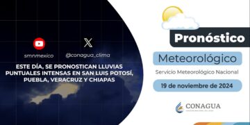 #PronósticodelTiempo para hoy Martes 19 de noviembre de 2024