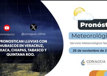 #PronósticodelTiempo para hoy Martes 26 de noviembre de 2024