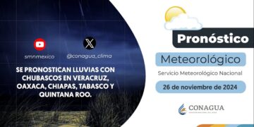 #PronósticodelTiempo para hoy Martes 26 de noviembre de 2024