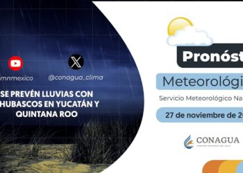 #PronósticodelTiempo para hoy Miércoles 27 de noviembre de 2024