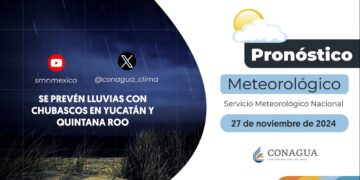 #PronósticodelTiempo para hoy Miércoles 27 de noviembre de 2024