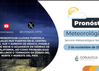 #PronósticodelTiempo para hoy Sábado 02 de noviembre de 2024