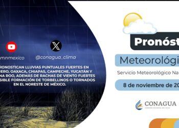 #PronósticodelTiempo para hoy Viernes 08 de noviembre de 2024