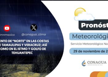 #PronósticodelTiempo para hoy Viernes 29 de noviembre de 2024