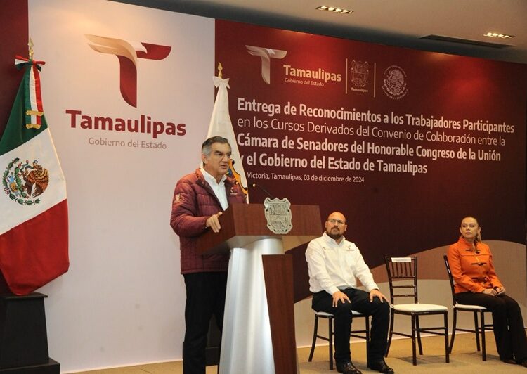 Entrega AVA reconocimientos a servidores públicos capacitados por el Senado