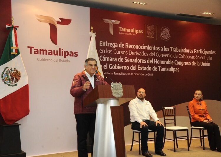 Entrega AVA reconocimientos a servidores públicos capacitados por el Senado