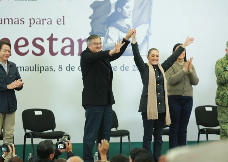 Presidenta Claudia Sheinbaum refrenda apoyo a Tamaulipas