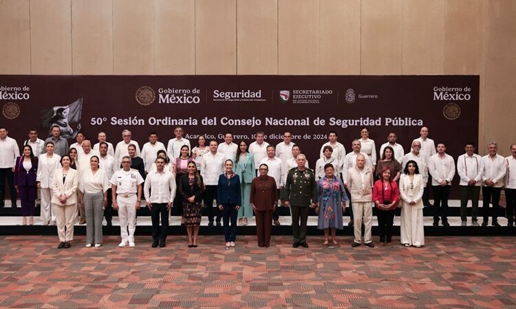 Participa gobernador AVA en Consejo Nacional de Seguridad Pública