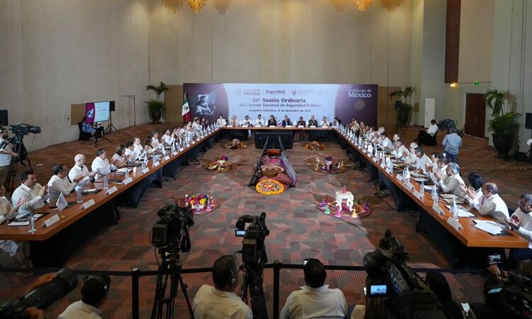 Participa gobernador AVA en Consejo Nacional de Seguridad Pública