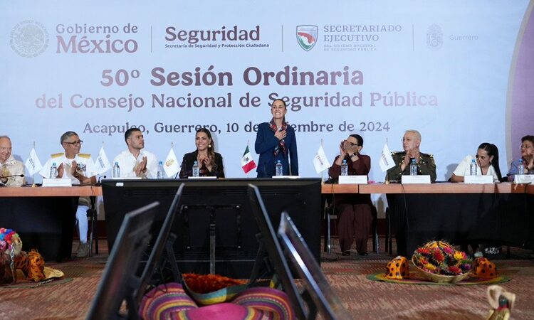 Participa gobernador AVA en Consejo Nacional de Seguridad Pública