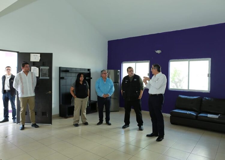 Supervisan AVA y María, sitio adecuado para albergar migrantes deportados