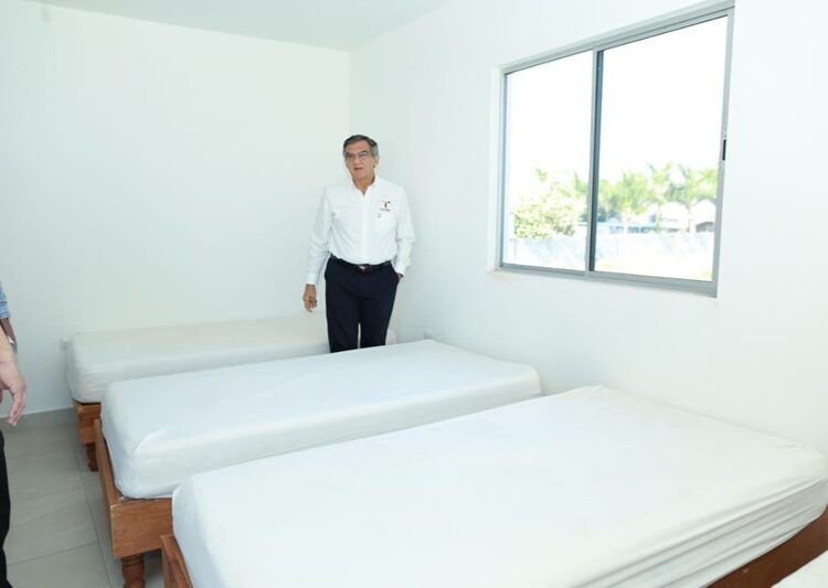 Supervisan AVA y María, sitio adecuado para albergar migrantes deportados