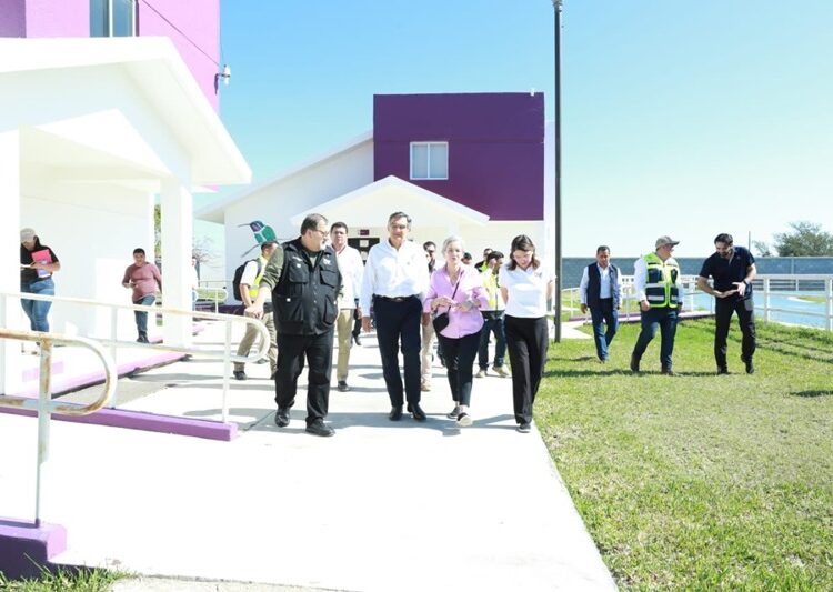 Supervisan AVA y María, sitio adecuado para albergar migrantes deportados