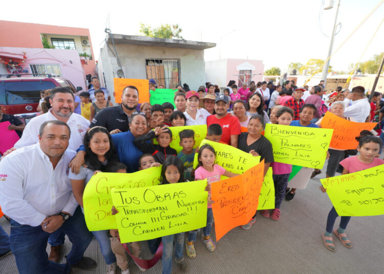 Alcaldesa de NLD lleva obras de impacto social al sur