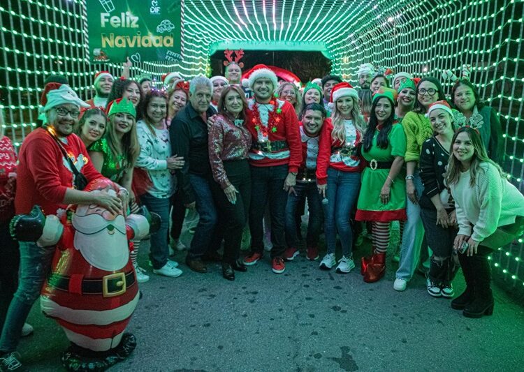 Cientos de matamorenses disfrutaron del ‘Túnel Navideño’