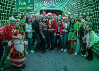 Cientos de matamorenses disfrutaron del ‘Túnel Navideño’