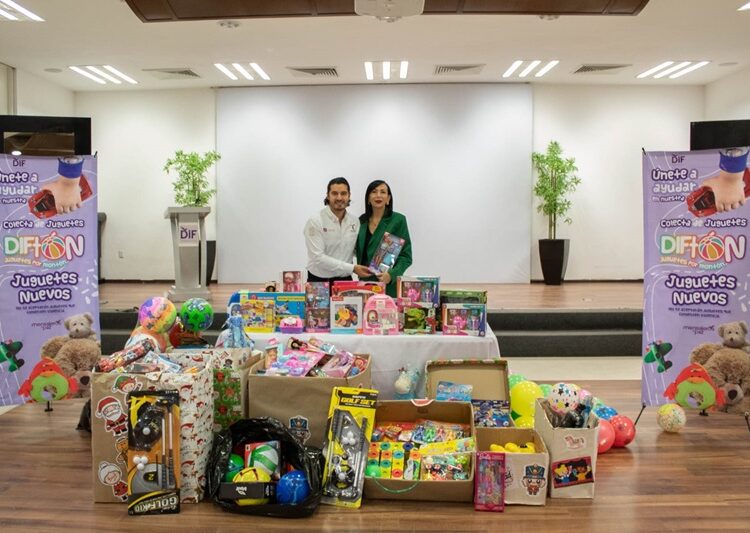 Colecta DIF Tamaulipas más de 14 mil juguetes a través del DIFtón 2024