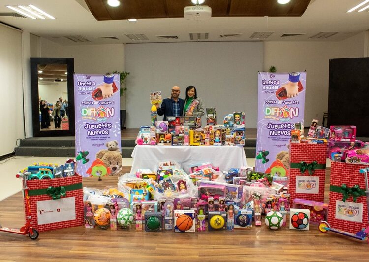 Colecta DIF Tamaulipas más de 14 mil juguetes a través del DIFtón 2024