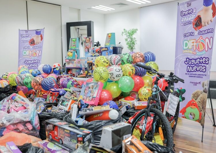 Colecta DIF Tamaulipas más de 14 mil juguetes a través del DIFtón 2024