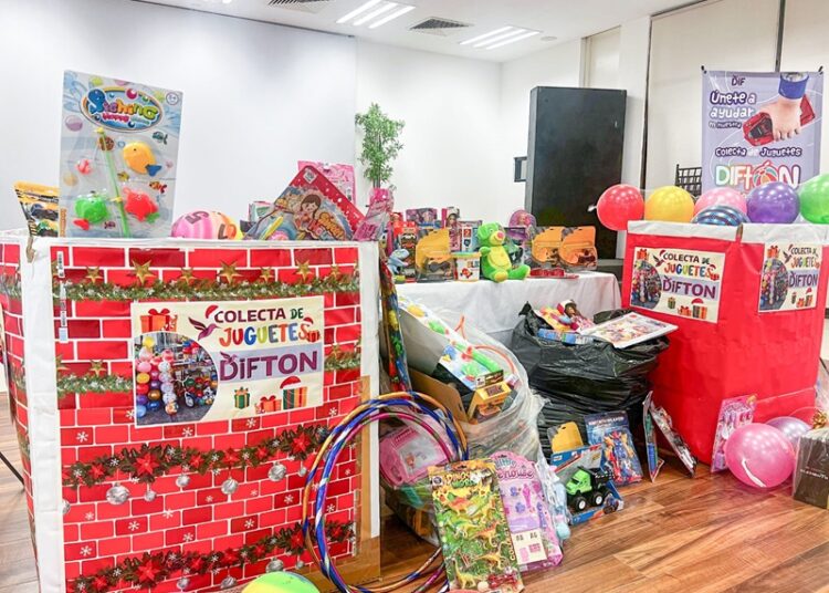 Colecta DIF Tamaulipas más de 14 mil juguetes a través del DIFtón 2024