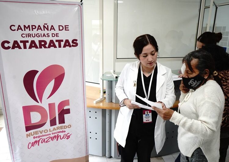 DIF NLD transforma vidas con campaña de cirugías de cataratas