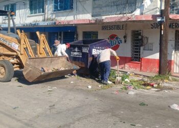 Fortalecen acciones de limpieza en Tampico