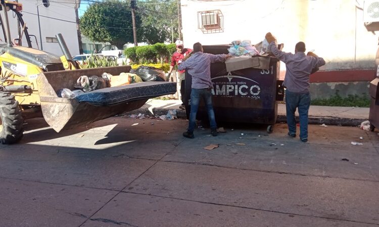 Fortalecen acciones de limpieza en Tampico