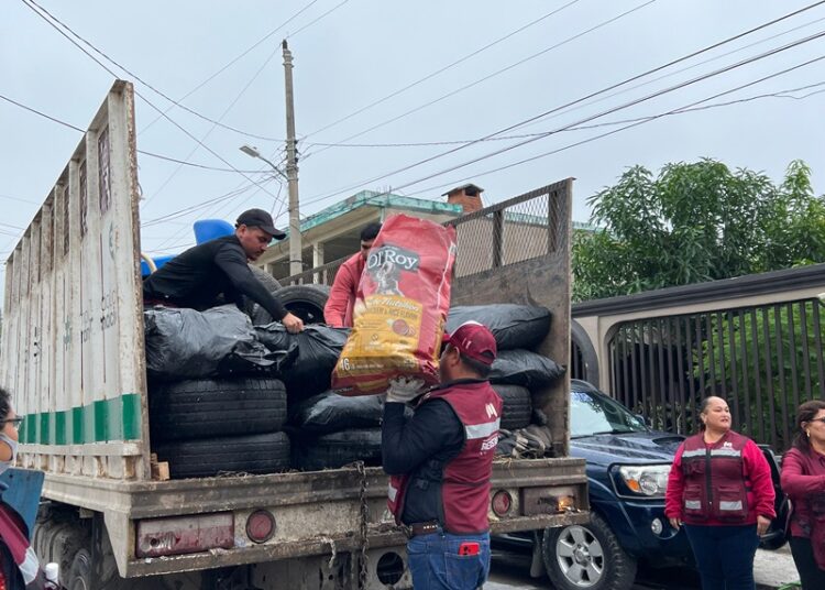 Gobierno de Matamoros recolecta 15 toneladas de cacharros