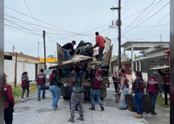 Gobierno de Matamoros recolecta 15 toneladas de cacharros