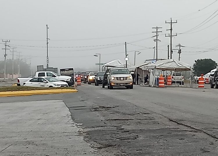 Guardia Estatal brinda seguridad a caravana de paisanos