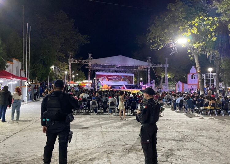 Guardia Estatal resguarda evento cultural en Jaumave