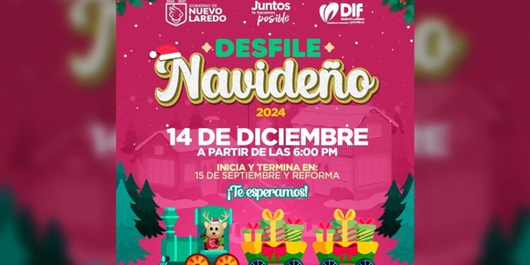 Invita Gobierno de NLD a tradicional desfile navideño