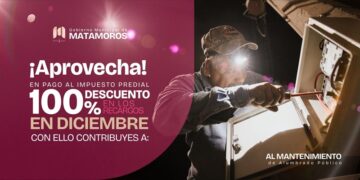 Invitan a cumplir con el pago del predial para que Matamoros avance