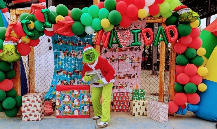 Lleva Beto y SEBIEN espectacular posada a la Col. Santa María