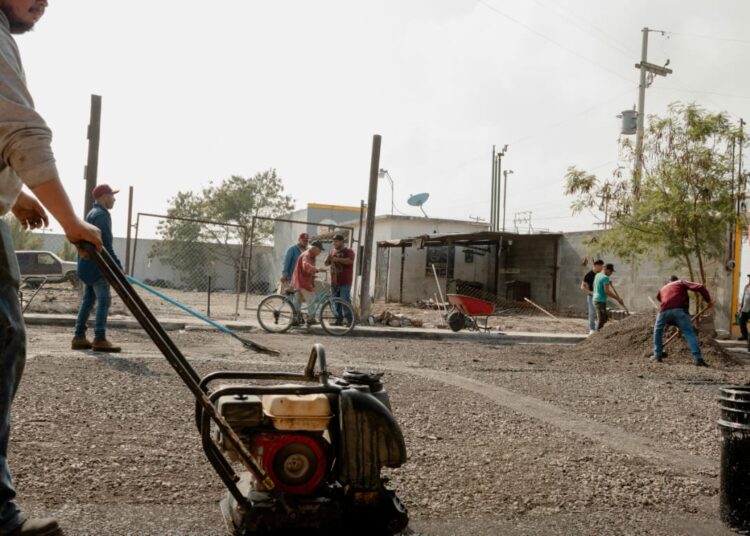 #MATAMOROS Gobierno realiza acciones de mejoramiento vial