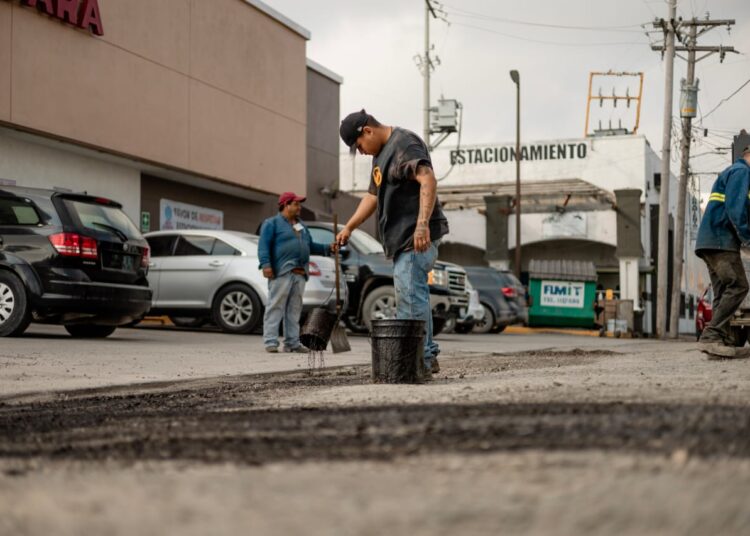 #MATAMOROS Gobierno realiza acciones de mejoramiento vial