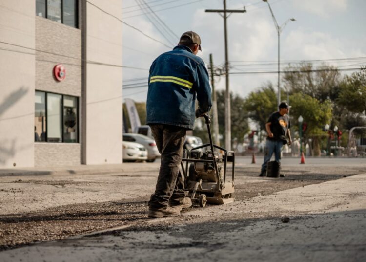 #MATAMOROS Gobierno realiza acciones de mejoramiento vial