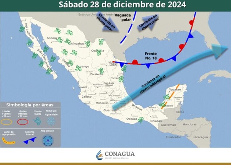 Pronostica SMN bajas temperaturas y tolvaneras en el norte y noreste del país