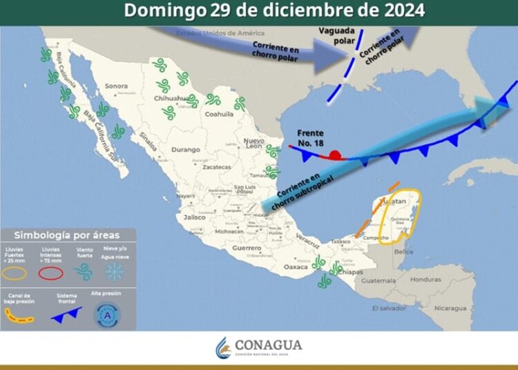 Pronostica SMN bajas temperaturas y tolvaneras en el norte y noreste del país
