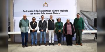 Realiza IETAM destrucción de documentación electoral